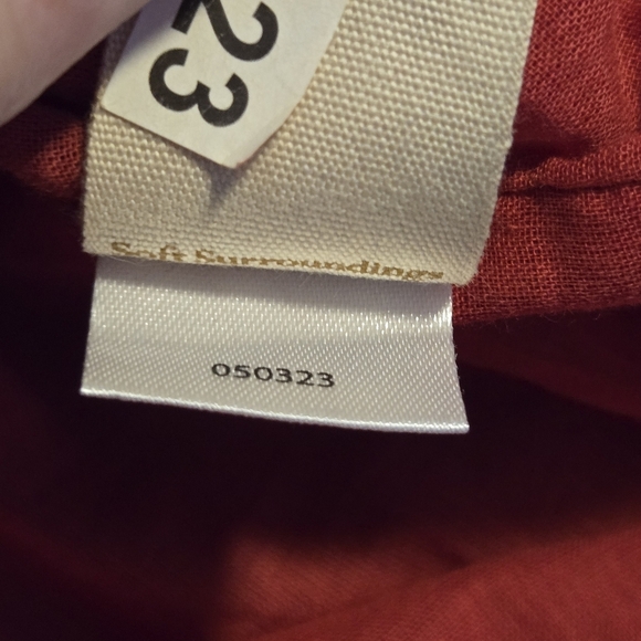 Soft Surroundings Womens Cardinal Cut Out Sleeves Hera Dress Size 18 - Picture 6 of 11